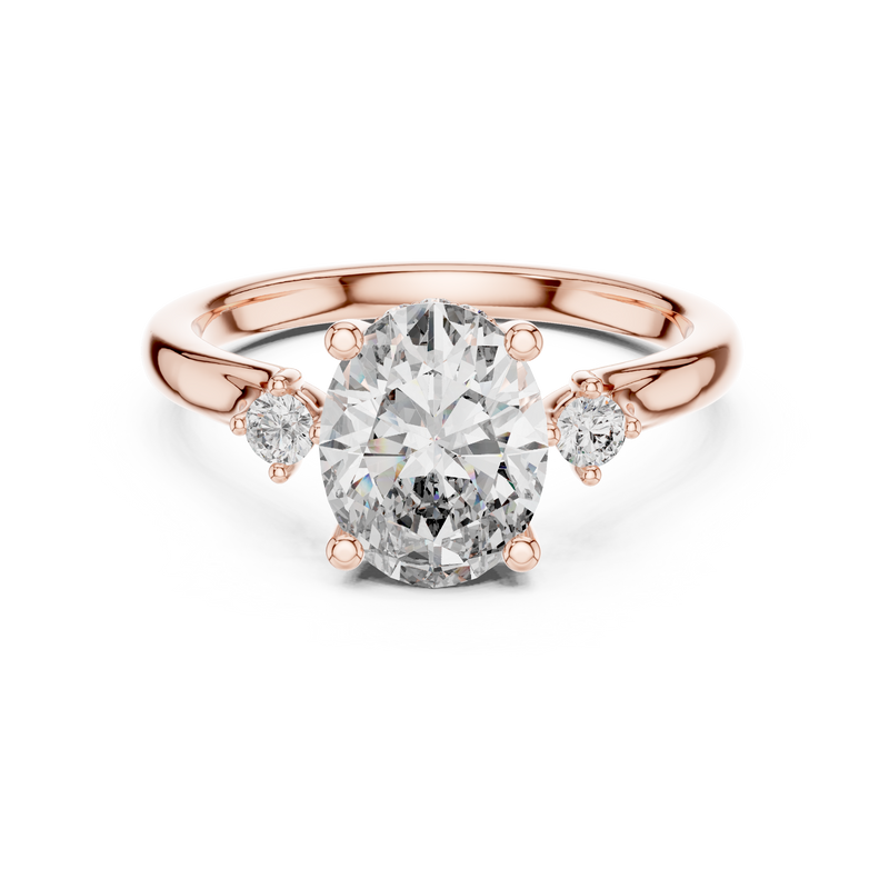 Ladies Ring DDLR-164@7 - Rose Gold - Image
