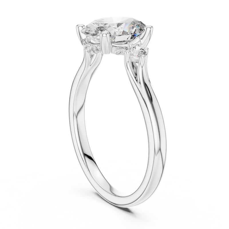 Ladies Ring DDLR-164@7 - White Gold - Image