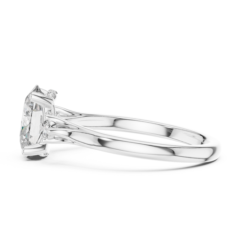 Ladies Ring DDLR-164@7 - White Gold - Image