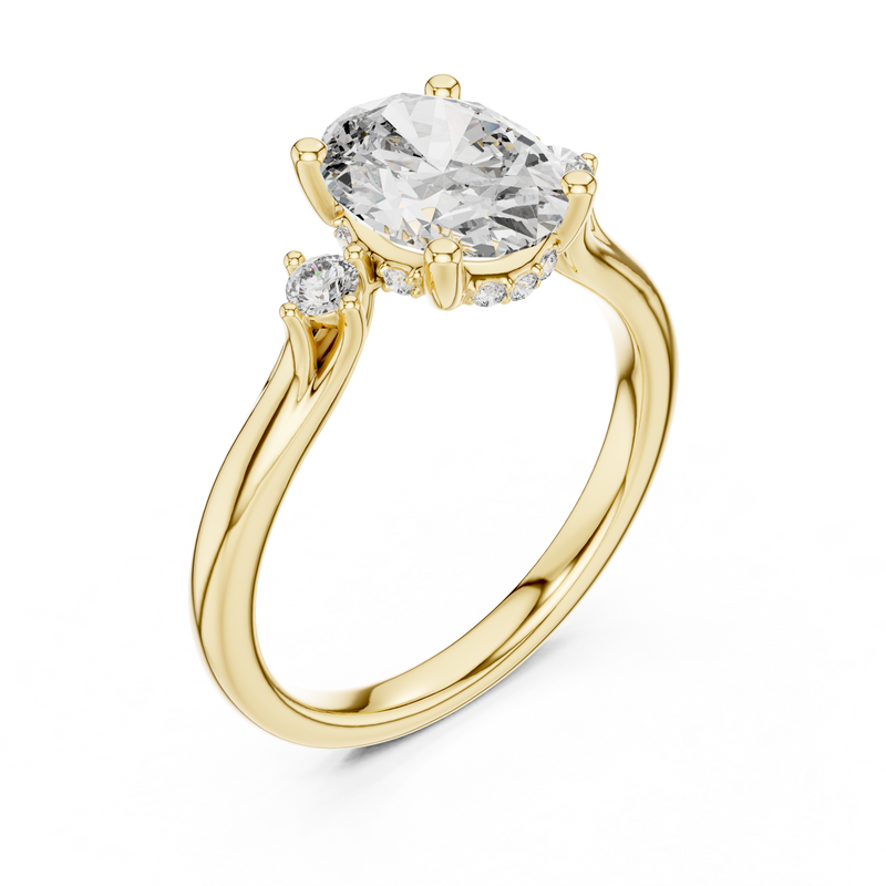 Ladies Ring DDLR-164@7 - Yellow Gold - Image