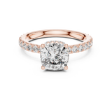 Ladies Ring DDLR-165@7 - Rose Gold - Image