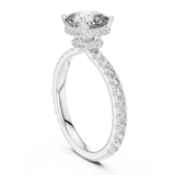 Ladies Ring DDLR-165@7 - White Gold - Image