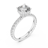 Ladies Ring DDLR-165@7 - White Gold - Image
