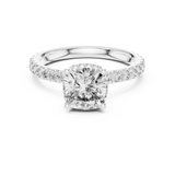 Ladies Ring DDLR-165@7 - White Gold - Image