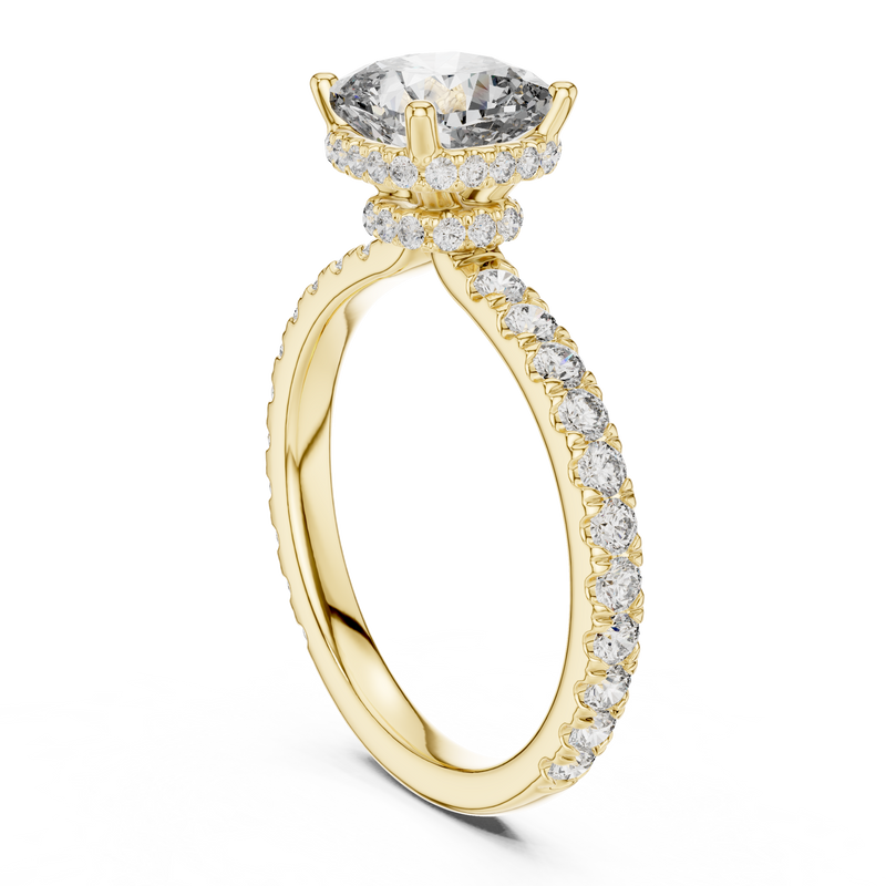Ladies Ring DDLR-165@7 - Yellow Gold - Image