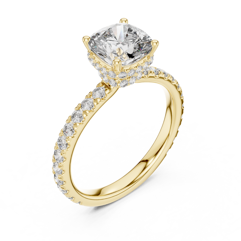 Ladies Ring DDLR-165@7 - Yellow Gold - Image