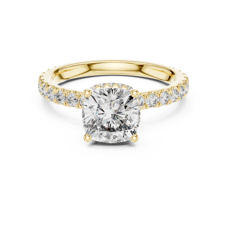 Ladies Ring DDLR-165@7 - Yellow Gold - Image