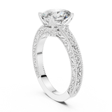 Ladies Ring DDLR-166@7 - White Gold - Image