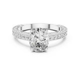 Ladies Ring DDLR-166@7 - White Gold - Image
