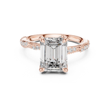 Ladies Ring DDLR-167@7 - Rose Gold - Image