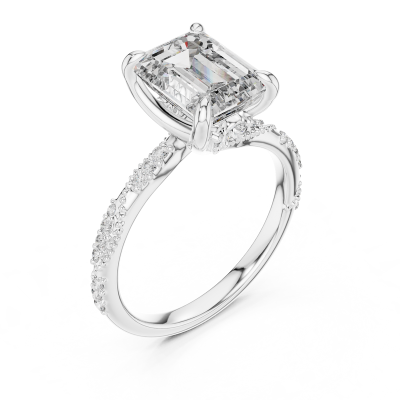 Ladies Ring DDLR-167@7 - White Gold - Image