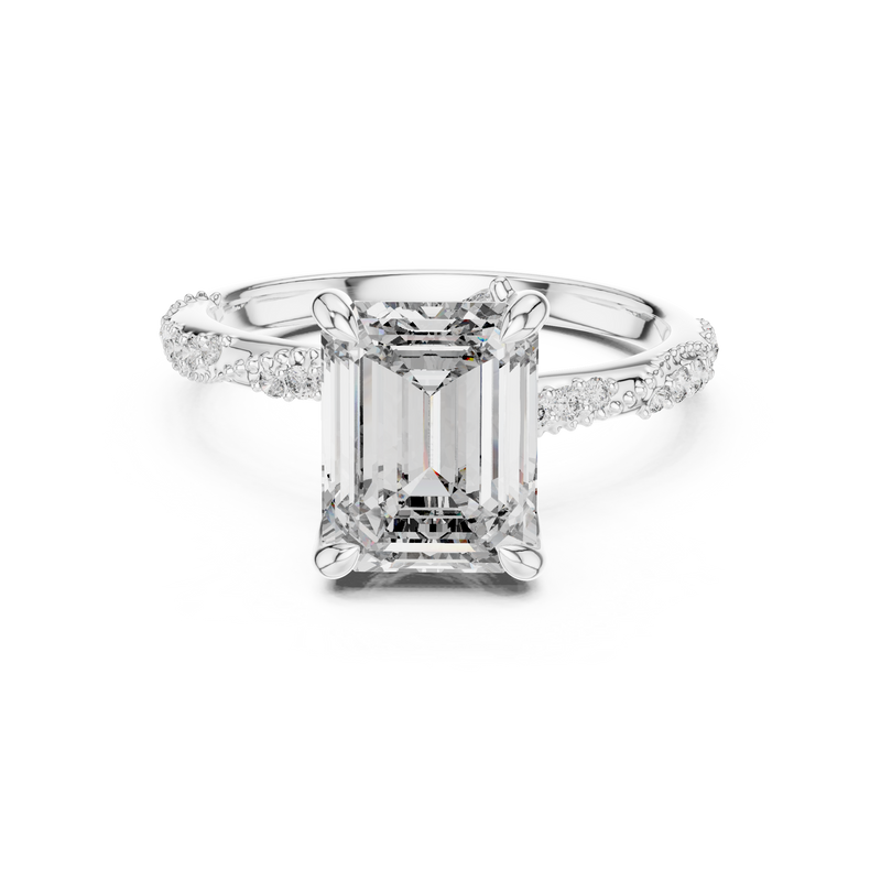 Ladies Ring DDLR-167@7 - White Gold - Image