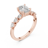 Ladies Ring DDLR-168@7 - Rose Gold - Image