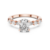 Ladies Ring DDLR-168@7 - Rose Gold - Image