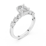 Ladies Ring DDLR-168@7 - White Gold - Image