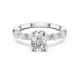 Ladies Ring DDLR-168@7 - White Gold - Image