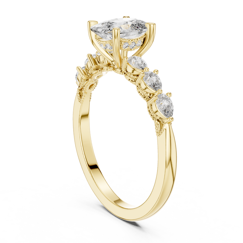 Ladies Ring DDLR-168@7 - Yellow Gold - Image