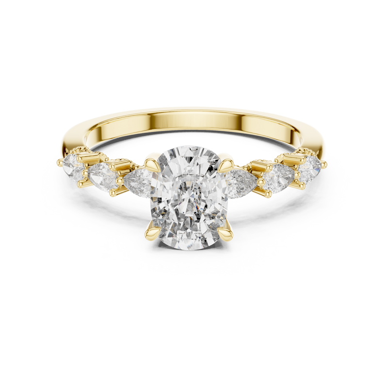 Ladies Ring DDLR-168@7 - Yellow Gold - Image