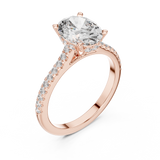 Ladies Ring DDLR-169@7 - Rose Gold - Image