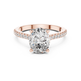 Ladies Ring DDLR-169@7 - Rose Gold - Image