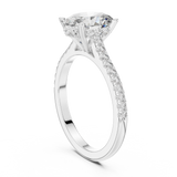 Ladies Ring DDLR-169@7 - White Gold - Image