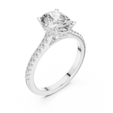 Ladies Ring DDLR-169@7 - White Gold - Image