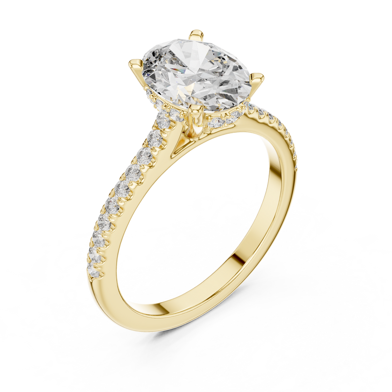 Ladies Ring DDLR-169@7 - Yellow Gold - Image