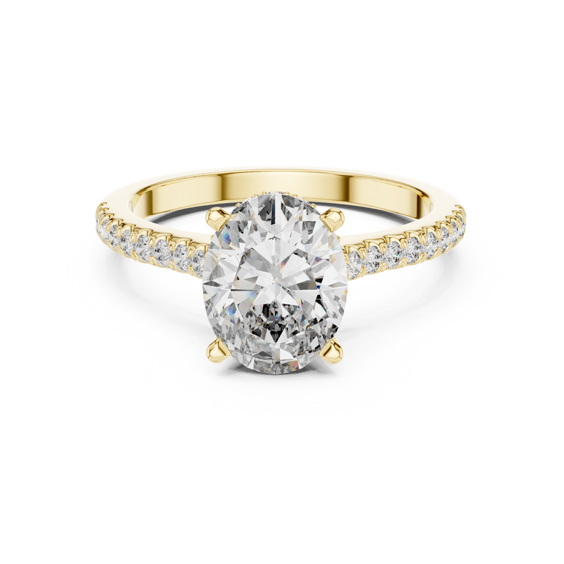 Ladies Ring DDLR-169@7 - Yellow Gold - Image