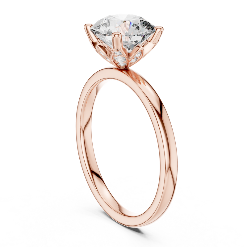 Ladies Ring DDLR-170@7 - Rose Gold - Image