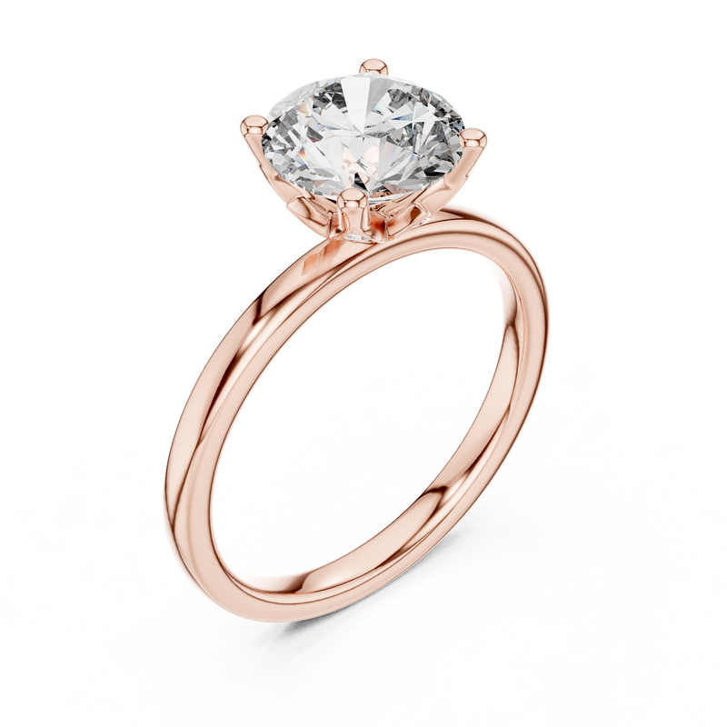 Ladies Ring DDLR-170@7 - Rose Gold - Image