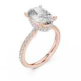 Ladies Ring DDLR-171@7 - Rose Gold - Image