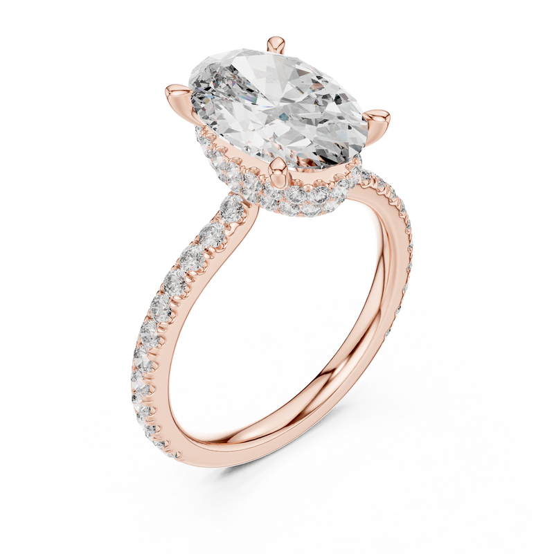 Ladies Ring DDLR-171@7 - Rose Gold - Image