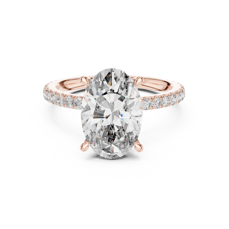 Ladies Ring DDLR-171@7 - Rose Gold - Image