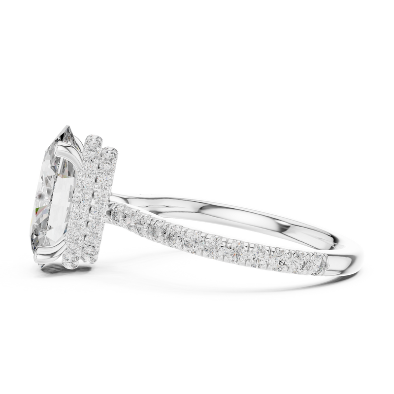 Ladies Ring DDLR-171@7 - White Gold - Image