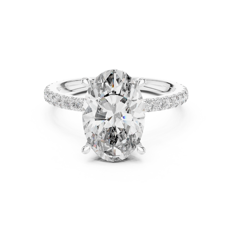 Ladies Ring DDLR-171@7 - White Gold - Image
