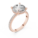 Ladies Ring DDLR-172@7 - Rose Gold - Image