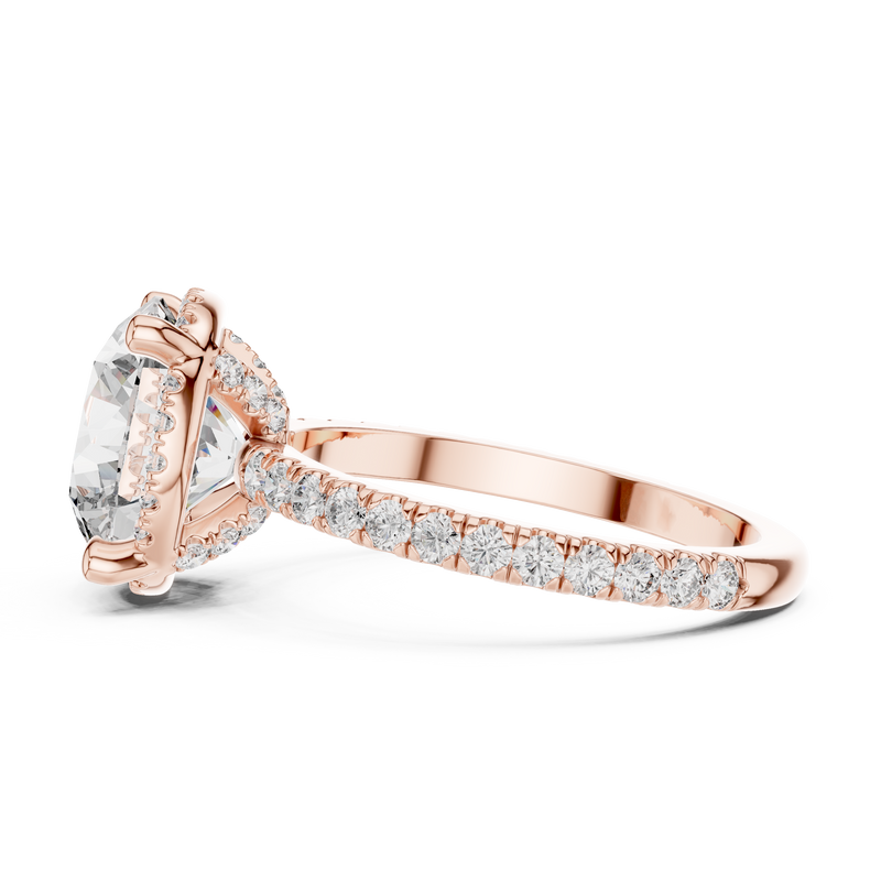 Ladies Ring DDLR-172@7 - Rose Gold - Image