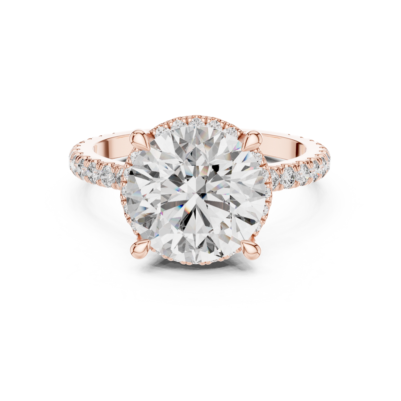 Ladies Ring DDLR-172@7 - Rose Gold - Image