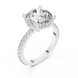 Ladies Ring DDLR-172@7 - White Gold - Image