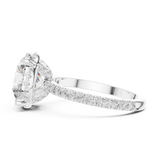Ladies Ring DDLR-172@7 - White Gold - Image