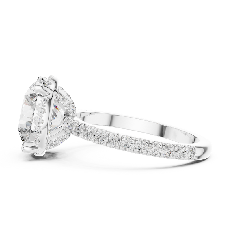 Ladies Ring DDLR-172@7 - White Gold - Image