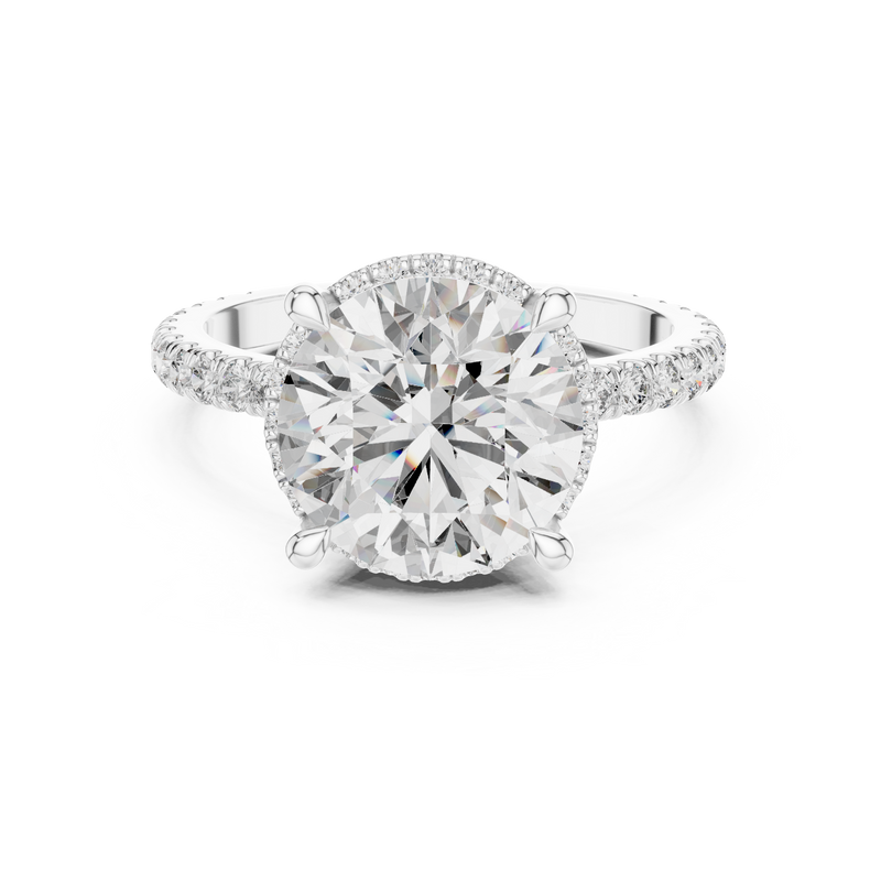 Ladies Ring DDLR-172@7 - White Gold - Image