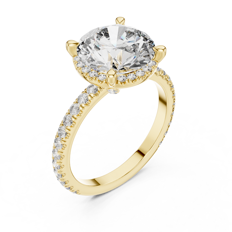 Ladies Ring DDLR-172@7 - Yellow Gold - Image