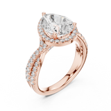 Ladies Ring DDLR-173@7 - Rose Gold - Image