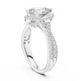 Ladies Ring DDLR-173@7 - White Gold - Image