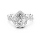 Ladies Ring DDLR-173@7 - White Gold - Image