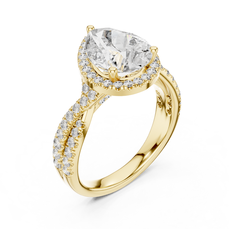 Ladies Ring DDLR-173@7 - Yellow Gold - Image