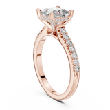 Ladies Ring DDLR-174@7 - Rose Gold - Image