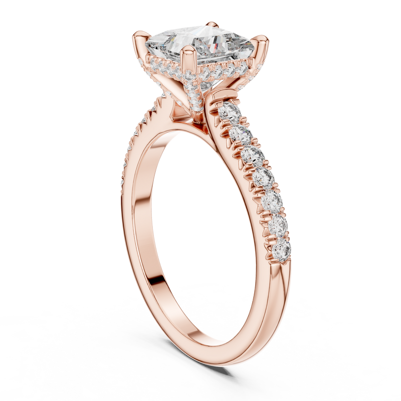 Ladies Ring DDLR-174@7 - Rose Gold - Image