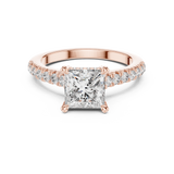 Ladies Ring DDLR-174@7 - Rose Gold - Image